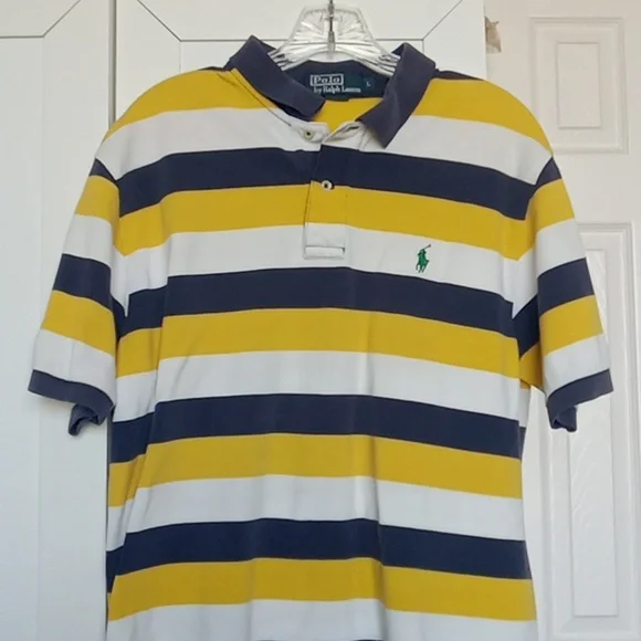 Polo Ralph Lauren Blues, White, Yellow Size L - Picture 1 of 4